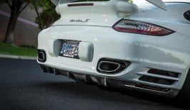 Agency Power Carbon Fiber Strake Diffuser Porsche 997 Turbo 07-13