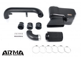 ARMASpeed Hyper Flow Carbon Fiber Intake Kit Non-Variable Gloss Finish Audi A3 8P 1.8 04-12