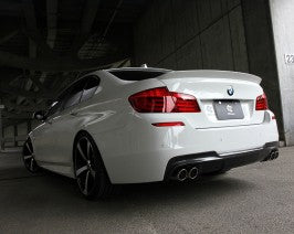 3D Design Carbon Fiber Rear Diffuser Quad Tip BMW 5 Series F10 | F11 M Sport 11-15