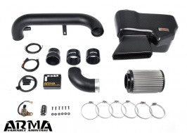 ARMASpeed Hyper Flow Carbon Fiber Intake Kit Variable Gloss Finish Audi A3 8P 1.8 04-12