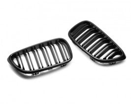 AutoTecknic Carbon Fiber Dual-Slats Front Grilles BMW F22 2-Series 14-18