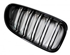 Auto Tecknic Replacment Dual Slat Glazing Black Front Grilles BMW M6  F06 | F12 | F13 13-18