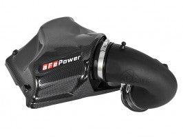 aFe POWER 51-12922-C Magnum FORCE Stage-2 Pro DRY S Cold Air Intake System w/ Carbon Fiber Look Cover BMW 330i/430i (F3X) 16-17 L4-2.0L (t) B46/B48
