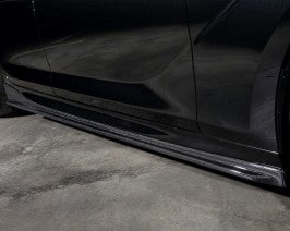 3D Design Carbon Fiber Side Skirt BMW 6 Series F06 M Sport 12-15