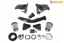 ARMASpeed Hyper Flow Carbon Fiber Intake Kit Variable Carbon Kelvar Finish BMW M4 F82 15-18
