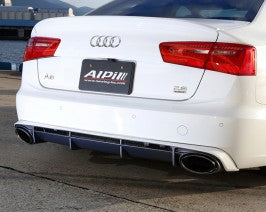 Alpil Rear Diffuser w/Exhaust Tip Audi S6 Avant 15-17