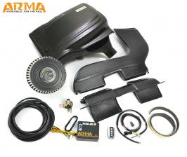 ARMASpeed Hyper Flow Carbon Fiber Intake Kit Variable Gloss Finish BMW 335i E9X N54B30 07-10