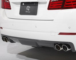 3D Design Carbon Fiber Rear Diffuser Quad Tip BMW 535i F10 11-15