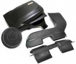 ARMASpeed Hyper Flow Carbon Fiber Intake Kit Non-Variable Gloss Finish BMW 335i E9X N54B30 07-10