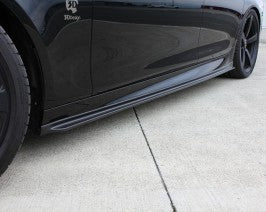 3D Design Carbon Fiber Side Skirts BMW M5 F10 12-16