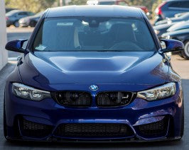 2M Autowerks Gloss Carbon Bottom and FRP Top GTS Style Hood BMW M3 F80 | F30 Sedan 12-19