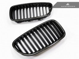 Auto Tecknic Glazing Black Carbon Fiber Front Grille BMW 5-Series F10 | F11