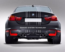 Akrapovic Rear Carbon Fiber Diffuser BMW M4 F82 Coupe 3.0L Turbo 15-19
